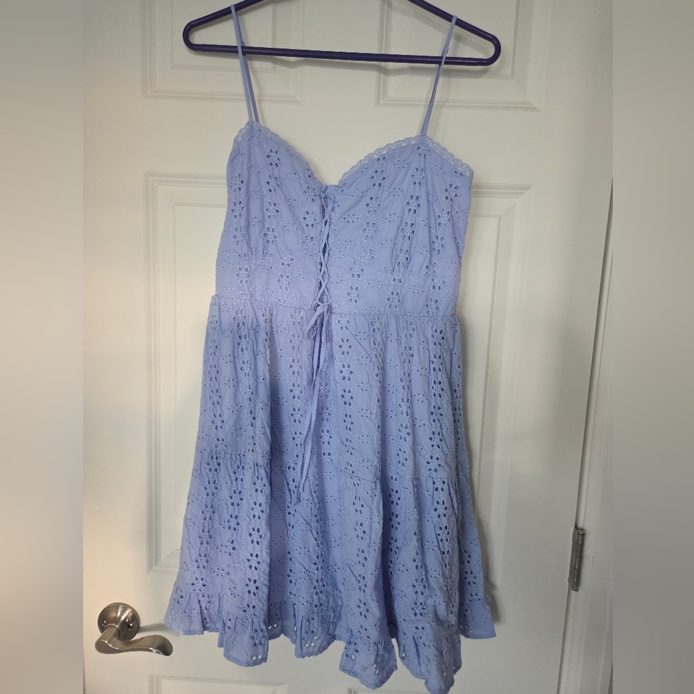 NWT Mi Ami for Francesca's Corset Smocked Dress